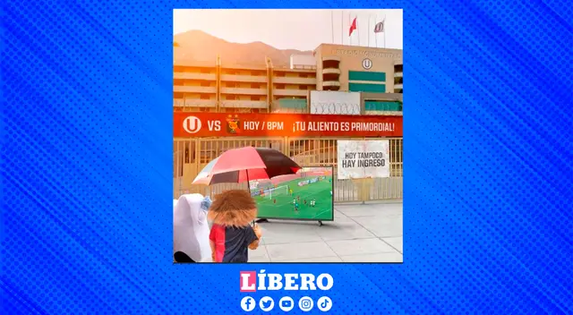 El partido de Universitario vs Melgar se realizó en el Estadio Monumental.