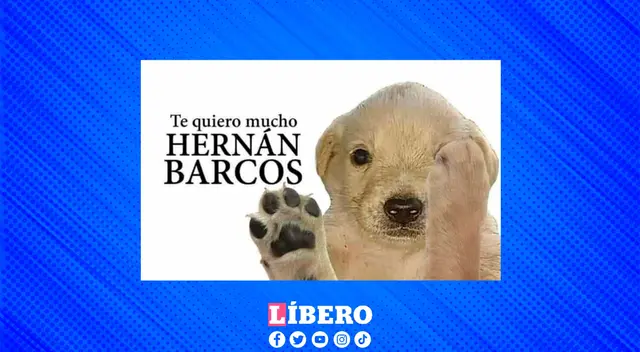 Hernán Barco macó el segundo tanto en el minuto 25' y los hinchas le enviaron tierno mensaje.