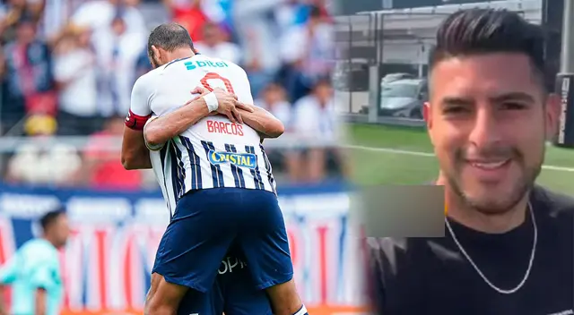 Carlos Zambrano lanzó mensajes para Alianza Lima en pleno juego contra Unión Comercio