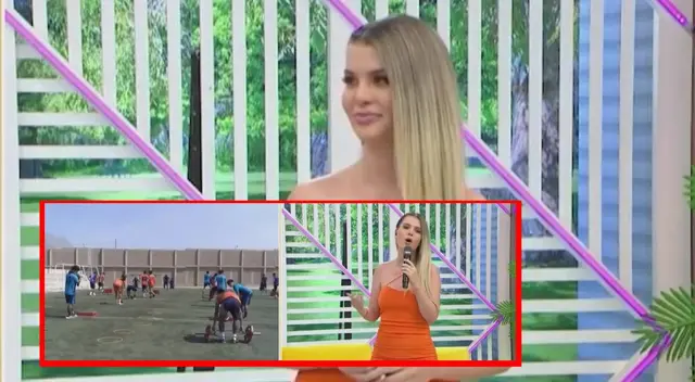 Brunella Horna tiene inesperada reacción ante comentario de reportero