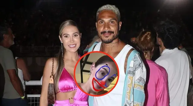 La modelo no parecería estar contenta tras el acuerdo entre Guerrero y Richard Acuña.