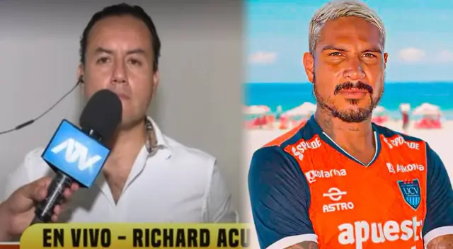 Richard Acuña se cansó y confesó si Alianza Lima negoció con Paolo Guerrero.