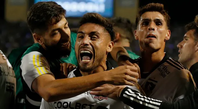 Marcos Bolados celebra su gol contra Godoy Cruz. Marcos Bolados celebra su gol contra Godoy Cruz.