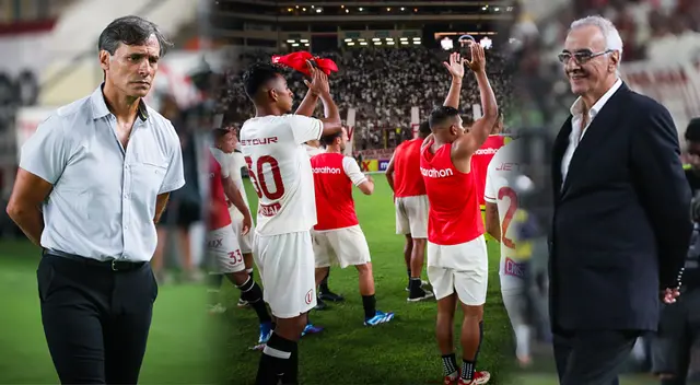 Fabián Bustos asumió el lugar de Jorge Fossati, quien fichó por la selección peruana. Foto: Composición Líbero/Universitario