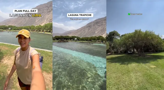 Joven es viral tras presentar una increíble laguna en Lima a solo 10 soles.