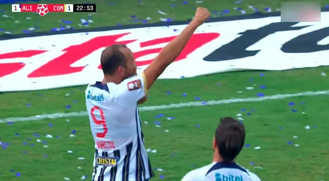 Hernán Barcos convirtió el 1-1 entre Alianza Lima y Comerciantes Unidos