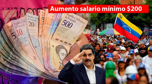 Conoce lo que se sabe del aumento del salario mínimo a 200 dólares en Venezuela.