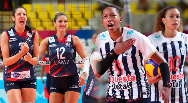 San Martin y Alianza Lima lideran la segunda etapa de la LNSV. Foto: Composición Líbero/Movistar Deportes San Martin y Alianza Lima lideran la segunda etapa de la LNSV. Foto: Composición Líbero/Movistar Deportes