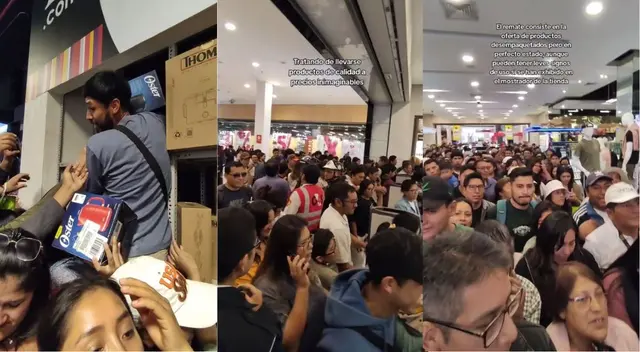 Así se vivió el remate bisiesto que anunció la tienda Ripley en el perú.