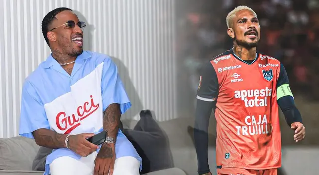 Jefferson Farfán celebró el gol de Paolo Guerrero con César Vallejo.