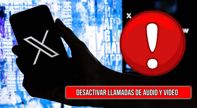 Pasos para desactivar las llamadas de voz y video en X (Twitter).
