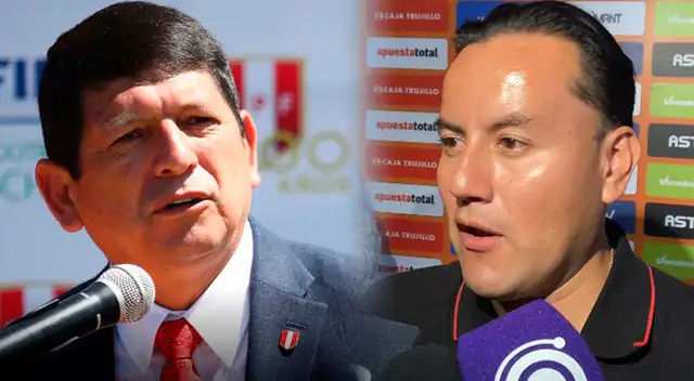 Richard Acuña se refirió a Agustín Lozano tras partido de Vallejo. Foto: Composición Líbero/FPF/Kevin Pacheco