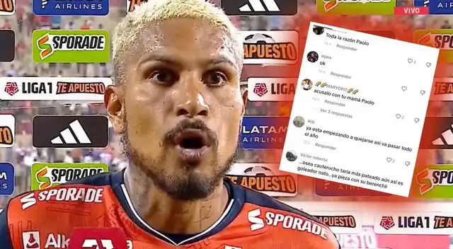 Hinchas critican a Paolo Guerrero tras su debut en Liga 1
