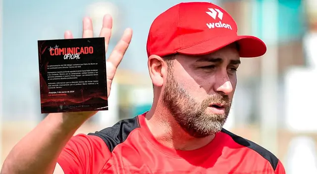 Melgar oficializó la salida de Pablo De Muner.