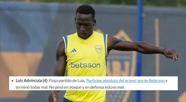 Luis Advíncula, Boca Juniors Luis Advíncula, Boca Juniors