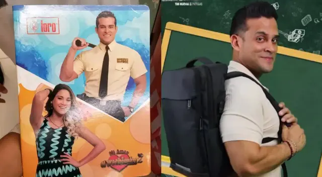 Christian Domínguez es potada de cuaderno y llama la atención de usuarios Christian Domínguez es potada de cuaderno y llama la atención de usuarios