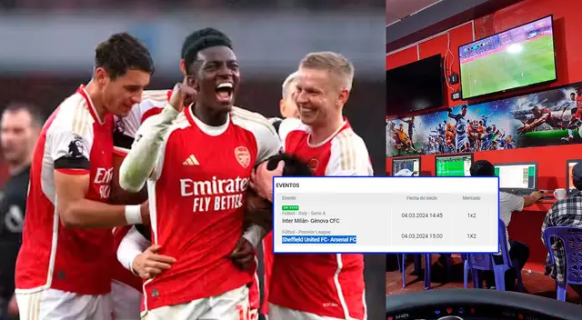 Apostador peruano se llevó más de 10 mil soles tras apostar por el Arsenal. Apostador peruano se llevó más de 10 mil soles tras apostar por el Arsenal.