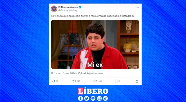 Memes de la caída de Facebook hoy.