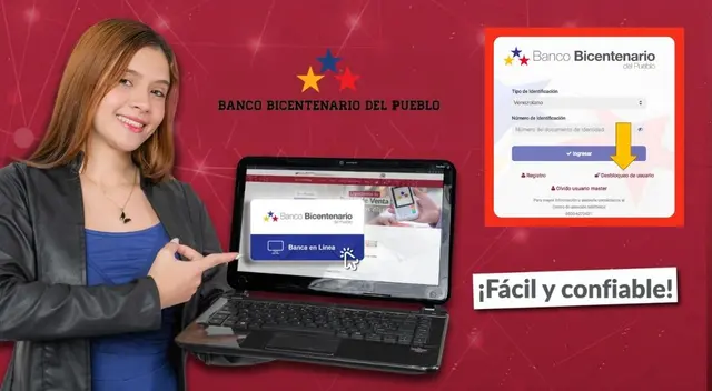 Conoce AQUÍ cómo desbloquear el usuario del Banco Bicentenario en Venezuela.