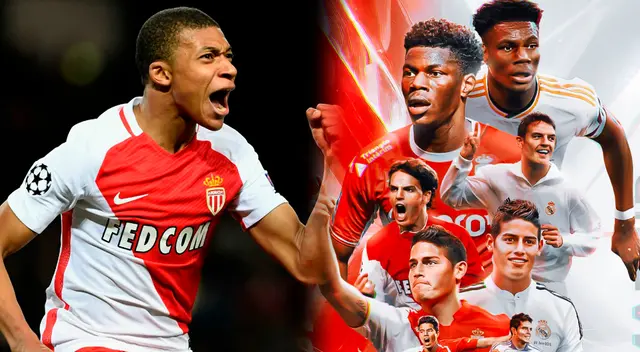 Mbappé llegó al PSG en el 2017 procedente del Mónaco. Foto: Composición Líbero/Mónaco