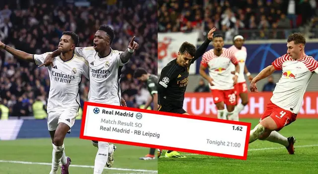 Hincha pone en juego más de 7 mil soles por triunfo de Real Madrid VS. RB Leipzig Hincha pone en juego más de 7 mil soles por triunfo de Real Madrid VS. RB Leipzig