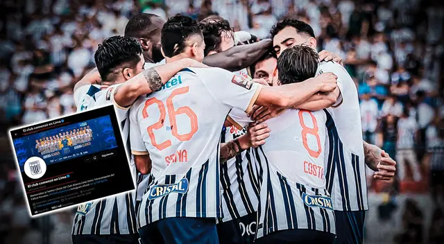 Alianza Lima tuvo cambio repentino de nombre en redes sociales.