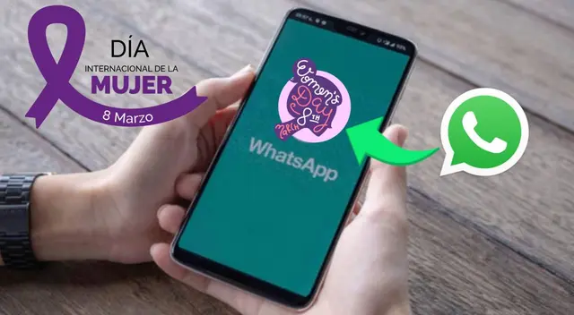 Aprende a poner tu WhatsApp en modo Día de la Mujer para este 8 de marzo