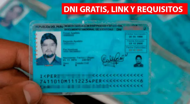 Conoce los requisitos para recibir el DNI totalmente GRATIS en 2024