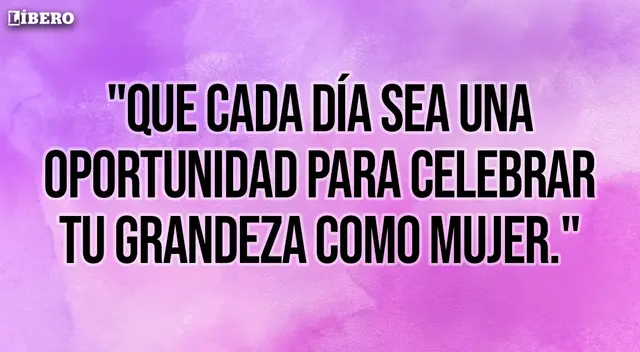 Descarga totalmente gratis esta frase corta por el Día de la Mujer 2024.
