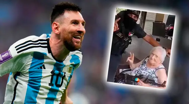 Messi salvó la vida a anciana de 90 años