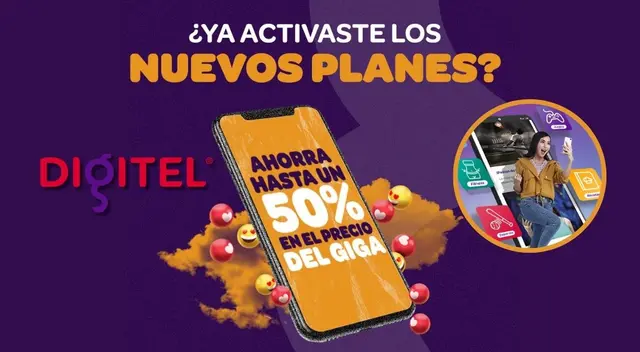Conoce AQUÍ cuáles son los planes de telefonía móvil Digitel y sus nuevos precios.