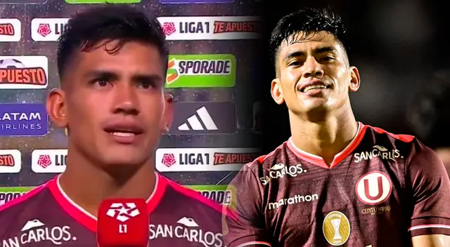 José Rivera lleva 3 goles en 6 partidos disputados con Universitario. Foto: Composición Líbero/L1 MAX/Liga 1
