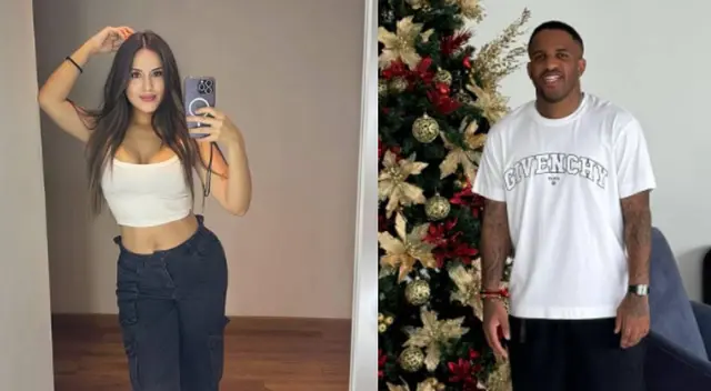 Jefferson Farfán y Darinka Ramirez.
