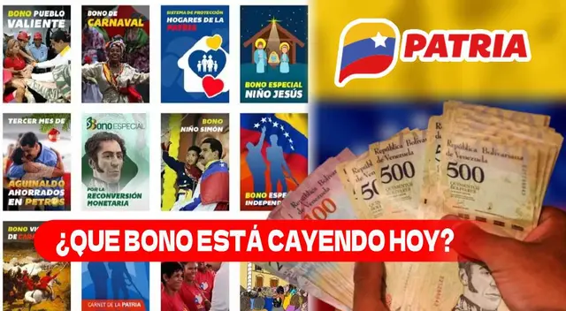 Los bonos que corresponden al mes de marzo ya están en el Sistema Patria. Los bonos que corresponden al mes de marzo ya están en el Sistema Patria.