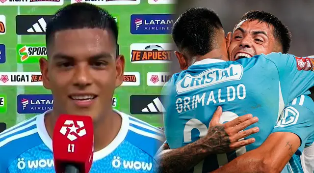 Joao Grimlado tiene 5 partidos en la Liga 1 2024. Foto: Composición Líbero/L1 MAX/Sporting Cristal Joao Grimlado tiene 5 partidos en la Liga 1 2024. Foto: Composición Líbero/L1 MAX/Sporting Cristal