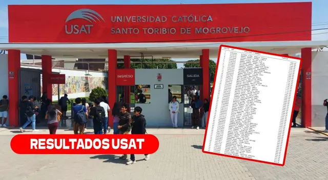 Conoce AQUÍ los resultados USAT del examen de admisión ordinario.