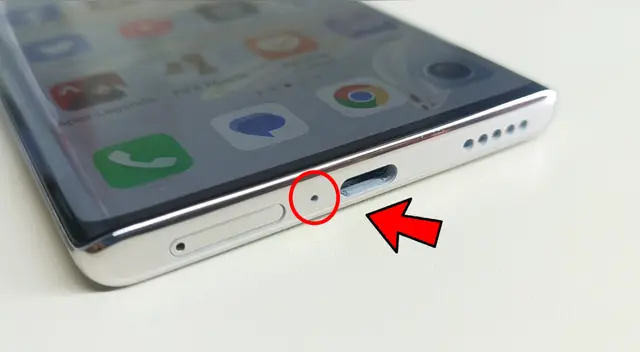 Esta es la función del agujero que se ubica en la parte baja de un smartphone Android.