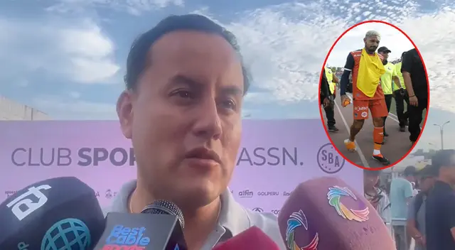 César Acuña salió en defensa de Paolo Guerrero tras caída de César Vallejo