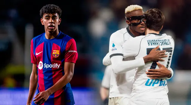 El último encuentro entre ambos en España terminó 1-1. Foto: Composición Líbero/Barcelona/Napoli