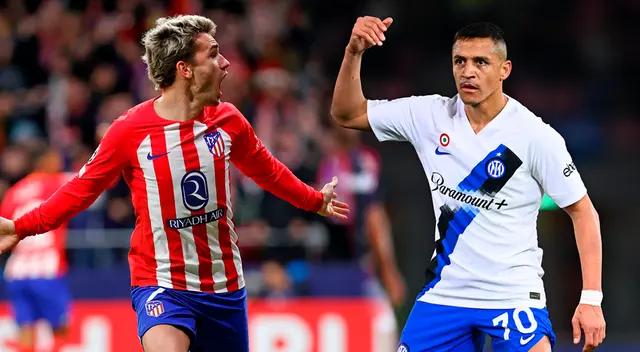 Antoine Griezmann y Alexis Sánchez intentarán ser protagonistas del partido en Madrid. Foto: Composición Líbero/Atleti/Inter