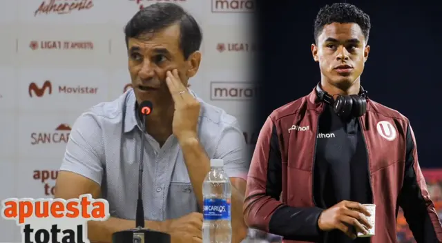 Fabián Bustos se pronunció sobre la falta de minutos de Christopher Olivares con Universitario