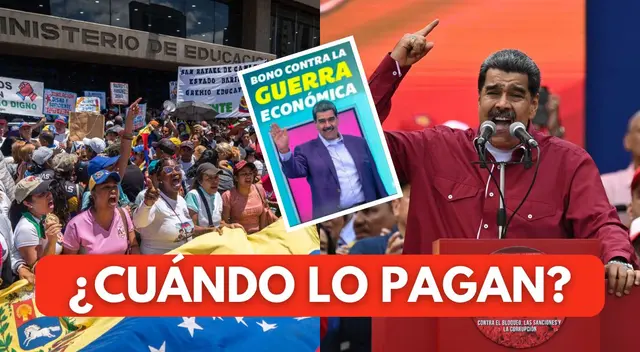 Revisa AQUÍ cuándo pagan el Bono de Guerra en Venezuela y cuáles son los montos. Revisa AQUÍ cuándo pagan el Bono de Guerra en Venezuela y cuáles son los montos.
