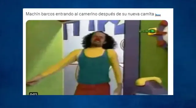 Hernán Barcos fue la principal víctima de los memes tras su expulsión.