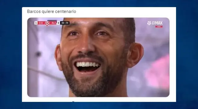 Los hinchas de la U no dudaron en editar el gesto de Barcos.