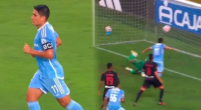 Ávila hace explotar de júbilo a los hinchas de Cristal tras gol de descuento ante Melgar.
