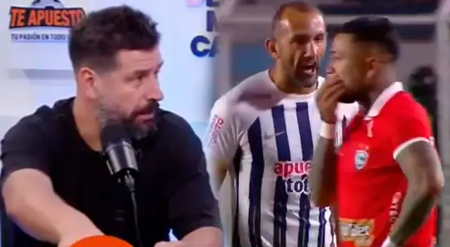 Mauro Cantoro lapidó a Hernán Barcos por su expulsión en el Alianza vs Cienciano