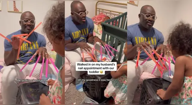 Niña molesta con padre ‘descuidado’ le regala sesión en salón de belleza Niña molesta con padre ‘descuidado’ le regala sesión en salón de belleza