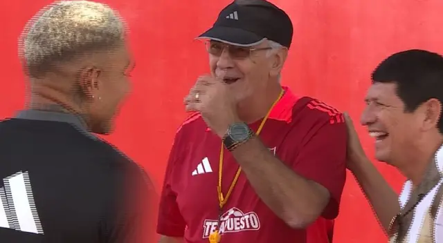 Selección peruana: grato momento entre Fossati, Guerrero y Lozano