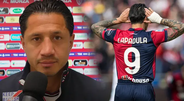 Lapadula lleva tres goles en la presente temporada con el Cagliari. Foto: Composición Líbero/Cagliari