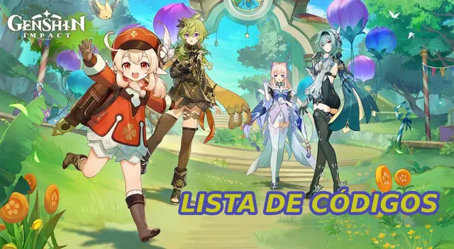 Lista de códigos para canjear gratis en Genshin Impact online.